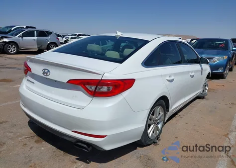 2016 Hyundai Sonata Se z USA, uszkodzony, nr VIN 5NPE24AF9GH276278